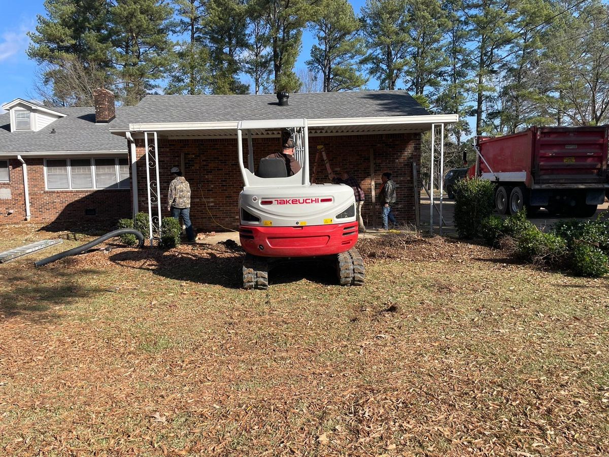 Skid Steer Work for Maness Trucking & Excavation in Lexington, TN