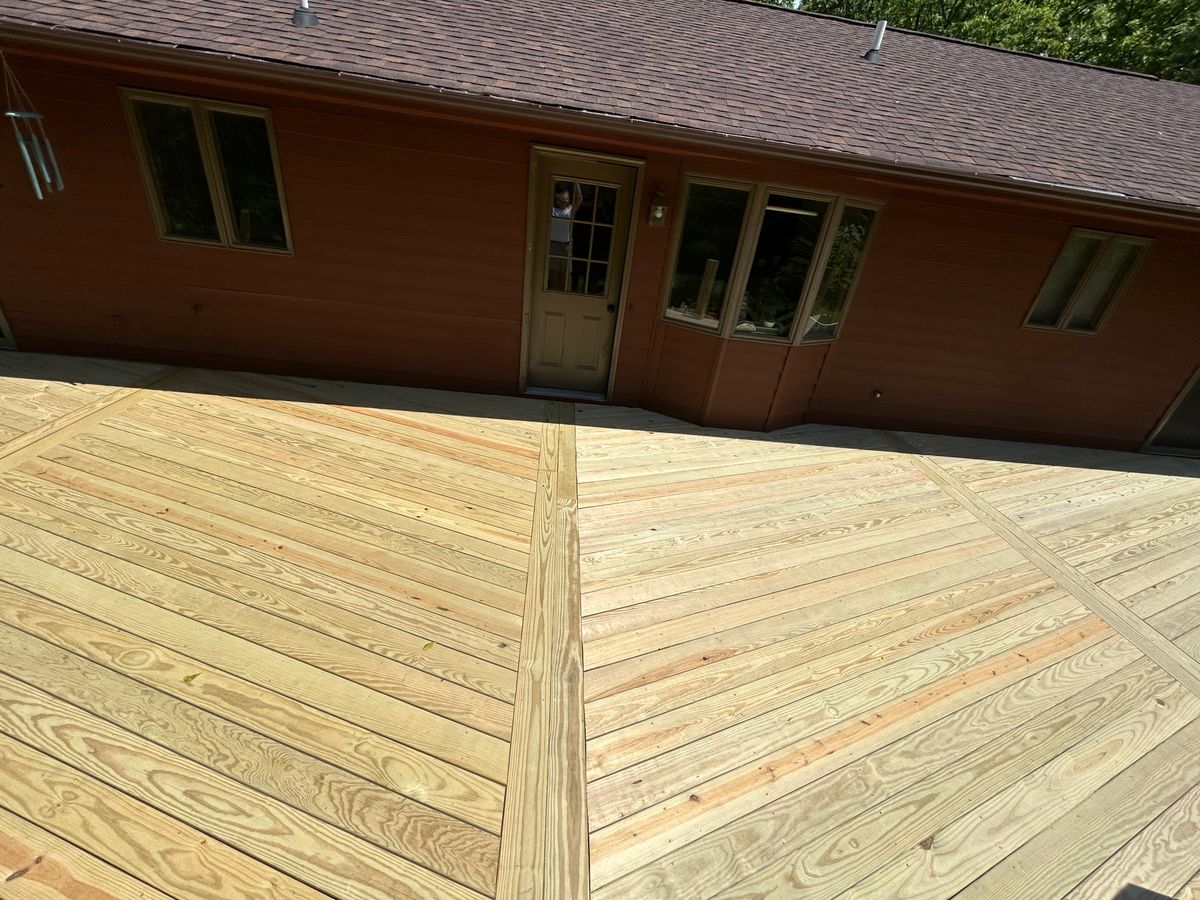 Deck & Patio Installation for E&H Contracting in Staunton, VA