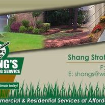 Mulch Installation for Shang's Landscaping Service in Columbia, South Carolina