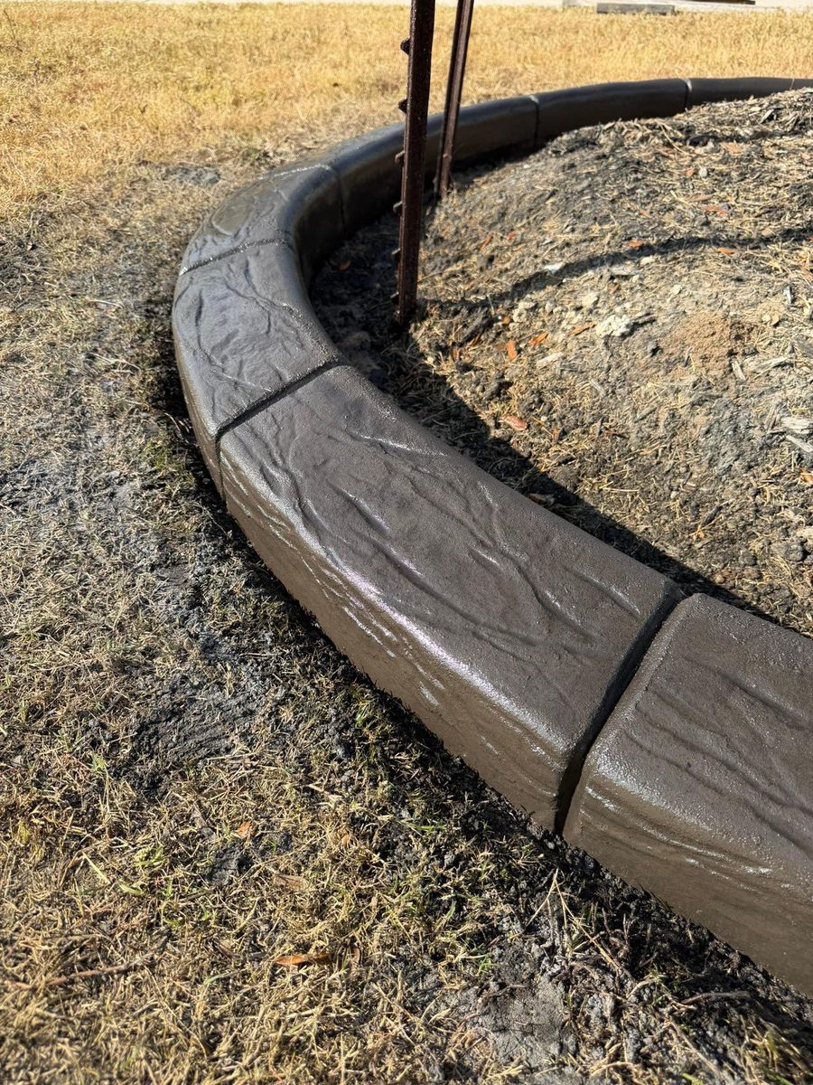 Decorative Concrete for Texas Curb N Borders in Houston, TX