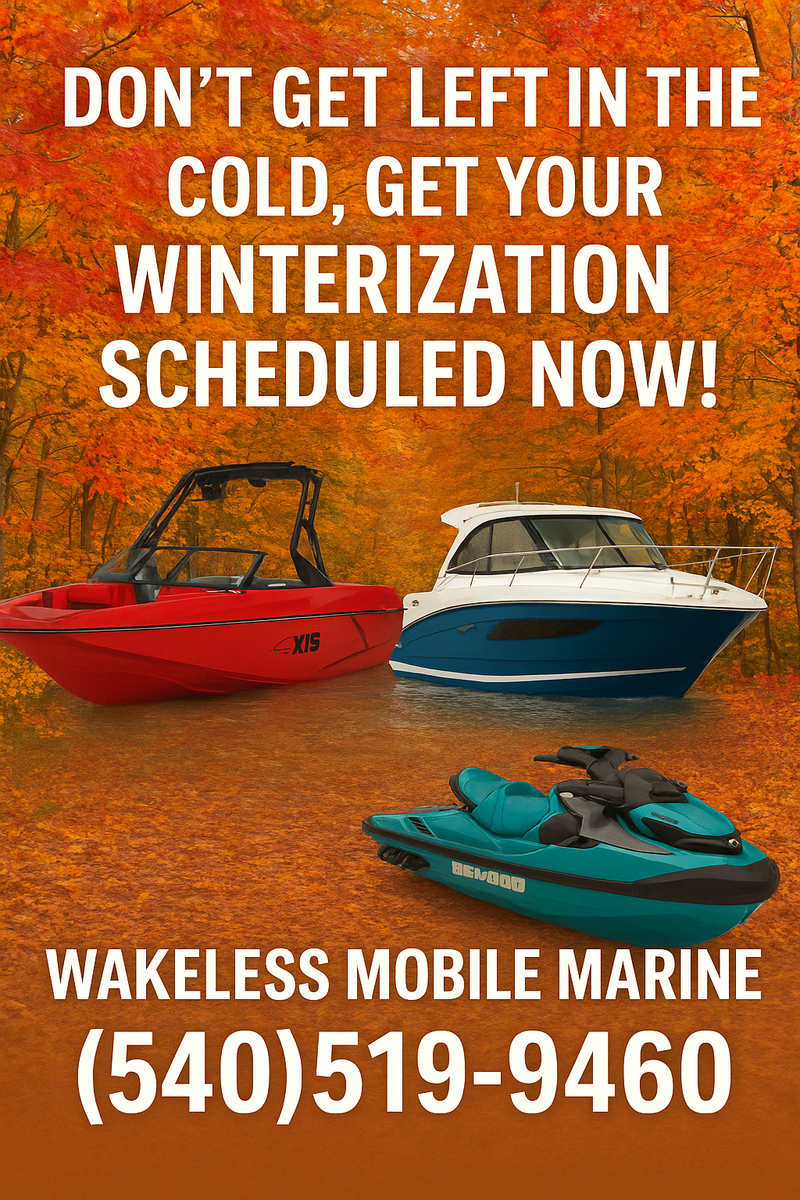 Winterization for Wakeless Mobile Marine in Huddleston, VA