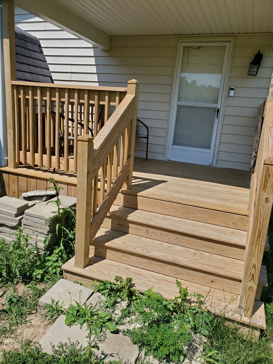 Decks for John Colvin's Home Improvement in Modoc,  IN