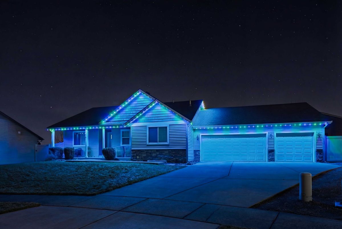 Permanent Lighting for Casa Care Property Services in Austin, TX