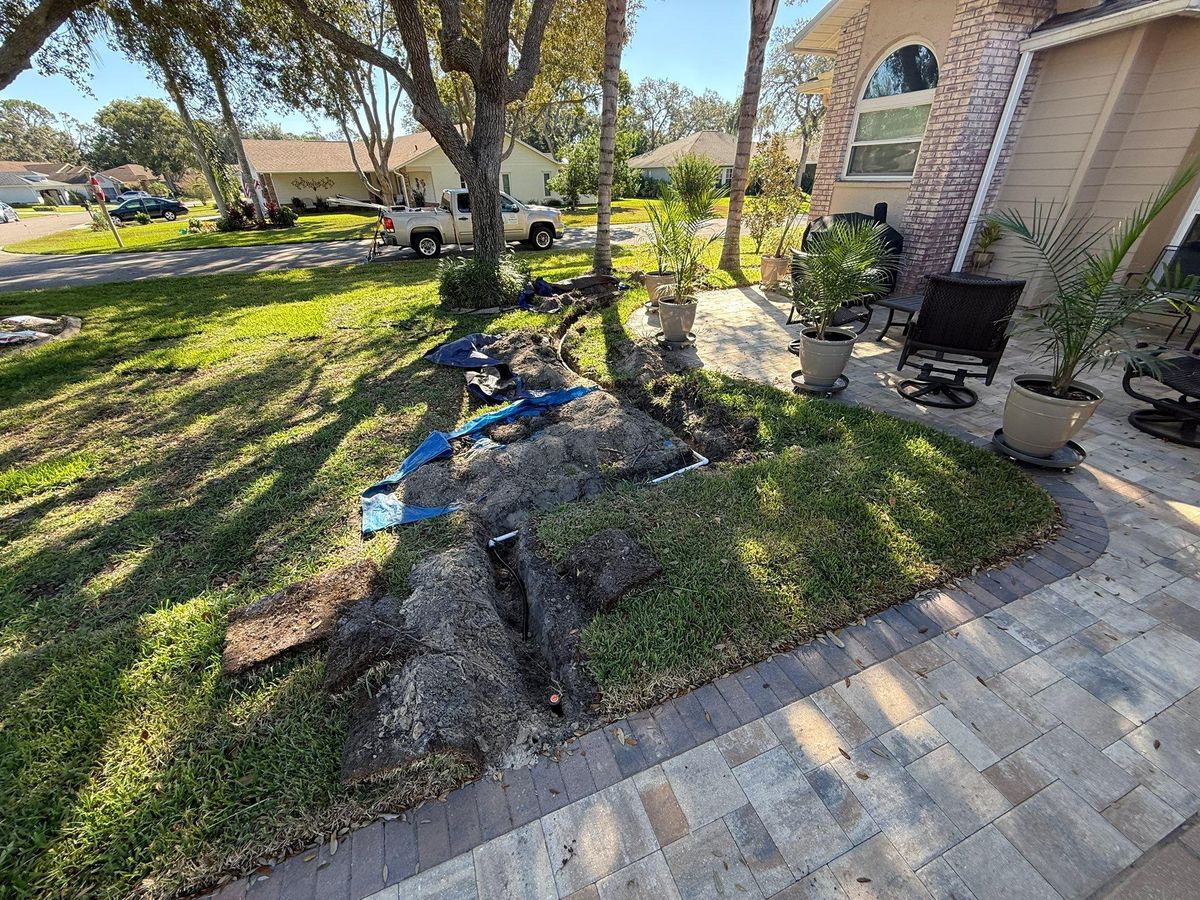 Irrigation System Design & Install for Pavone Irrigation in Spring Hill, FL
