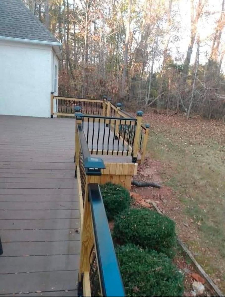 Deck Construction for All Out Construction in Atlanta, GA