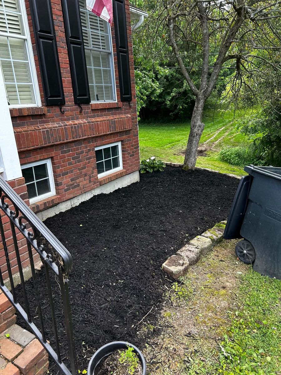 Mulch Bed Installation and Renovation for Vaske Lawn Care in Burlington, KY