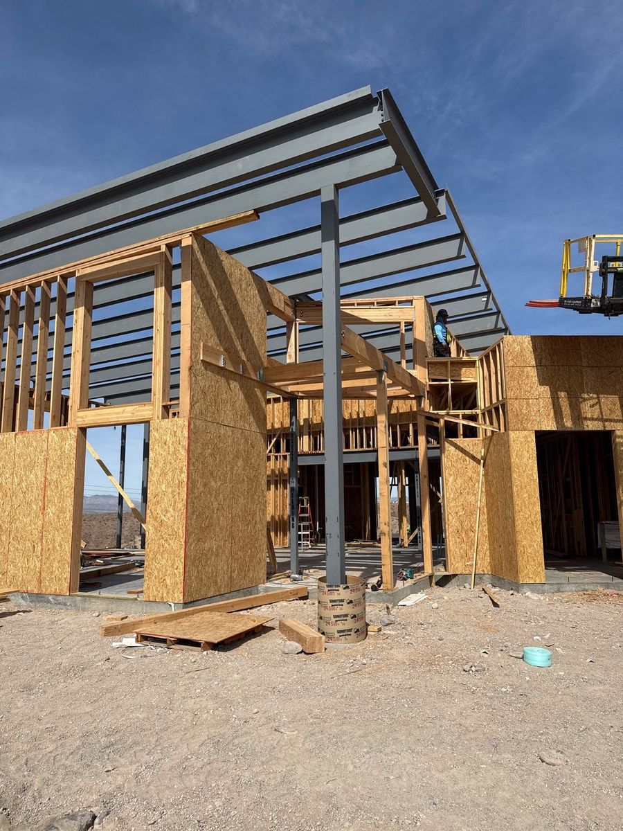 Framing for Ant Farm Construction in Kingman, AZ