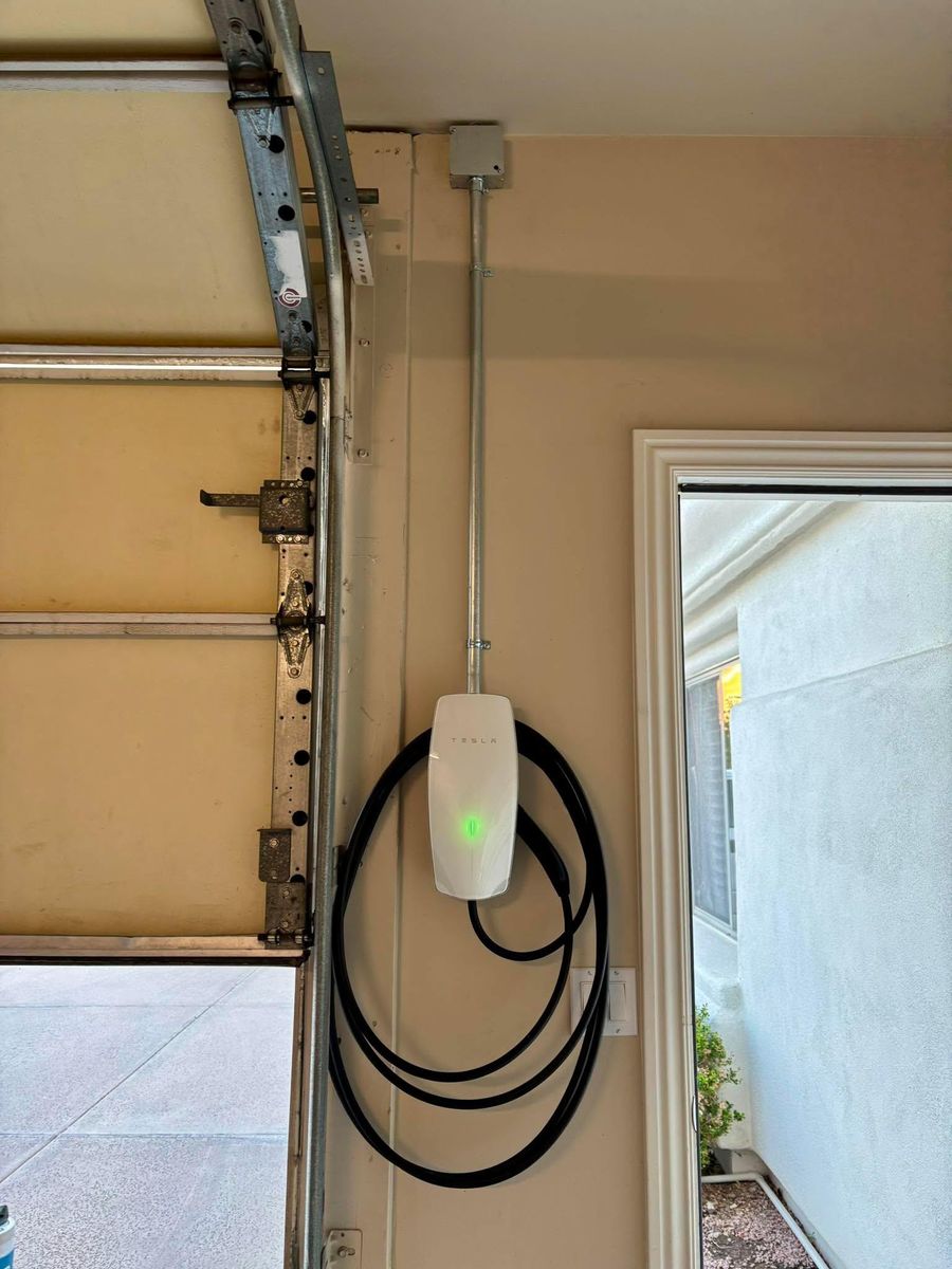 Electric Vehicle Wall Connectors for ORCO Electrical Contractors LLC in Mesa, AZ