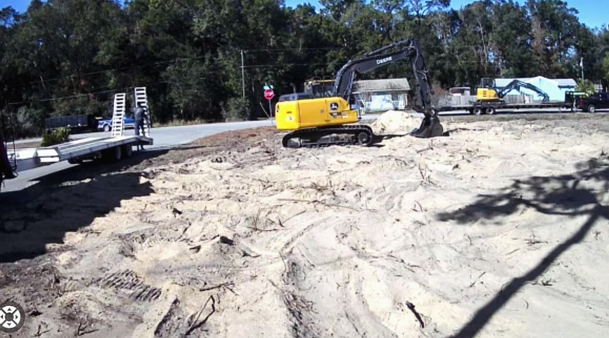Driveway Construction for J & E Land Clearing, LLC. in Dunnellon, FL