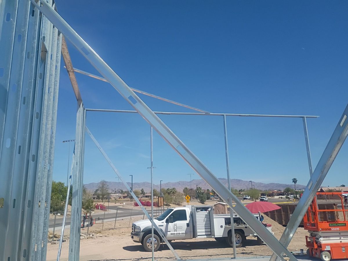 Framing for Ant Farm Construction in Kingman, AZ