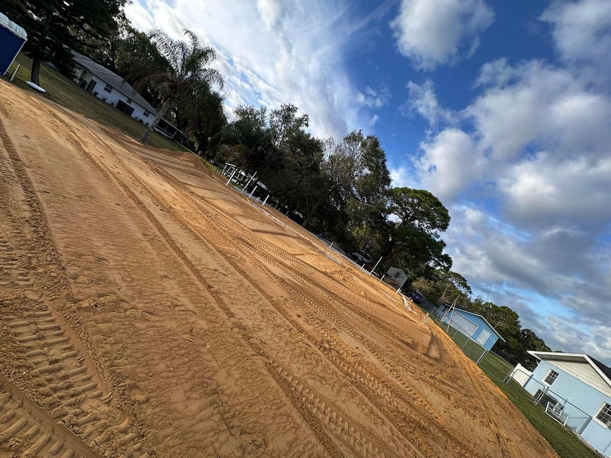 Land Clearing for All Phases Decorative Concrete in Sebring, FL