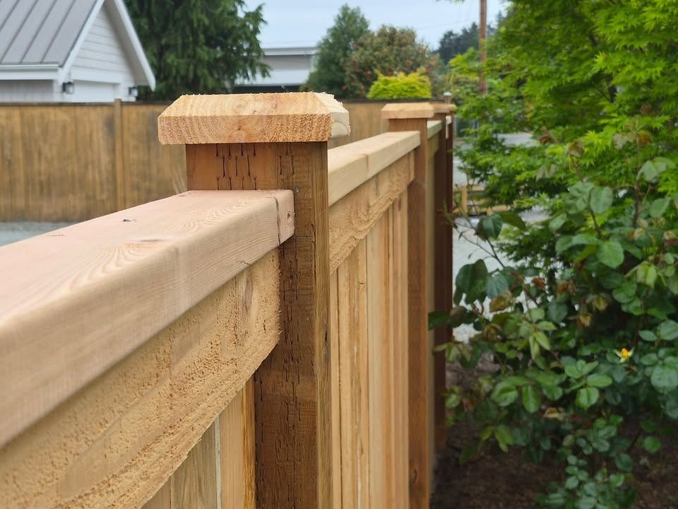 Fence Installation for McBride and Sons Fence in Camano, WA