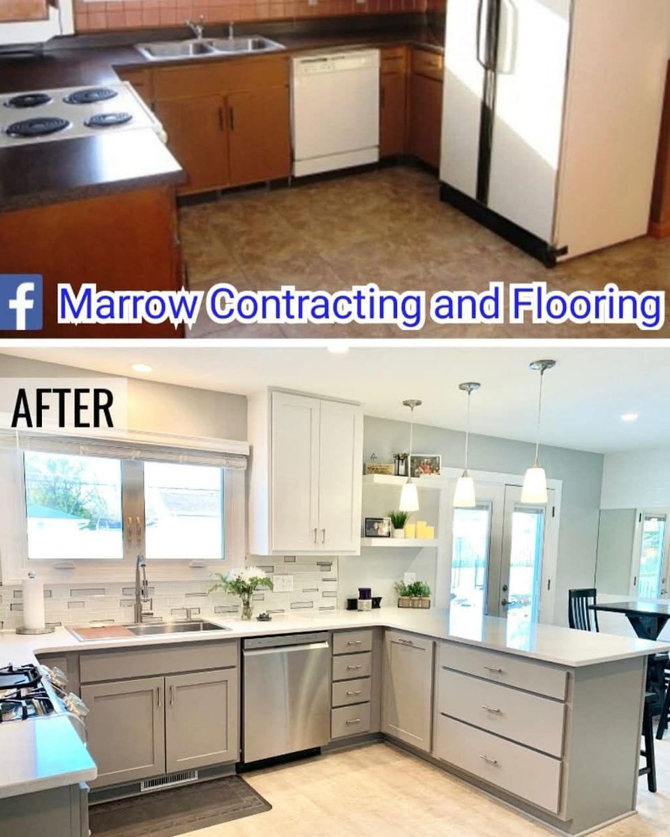 Kitchen Renovation for Marrow Contracting & Flooring LLC in Morristown, NJ