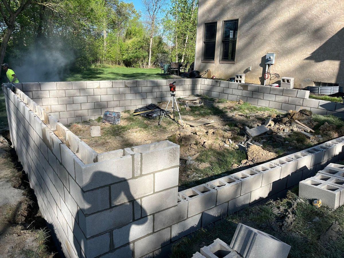 Concrete Foundation for Shamblin Masonry & Restoration in Columbus, Ohio