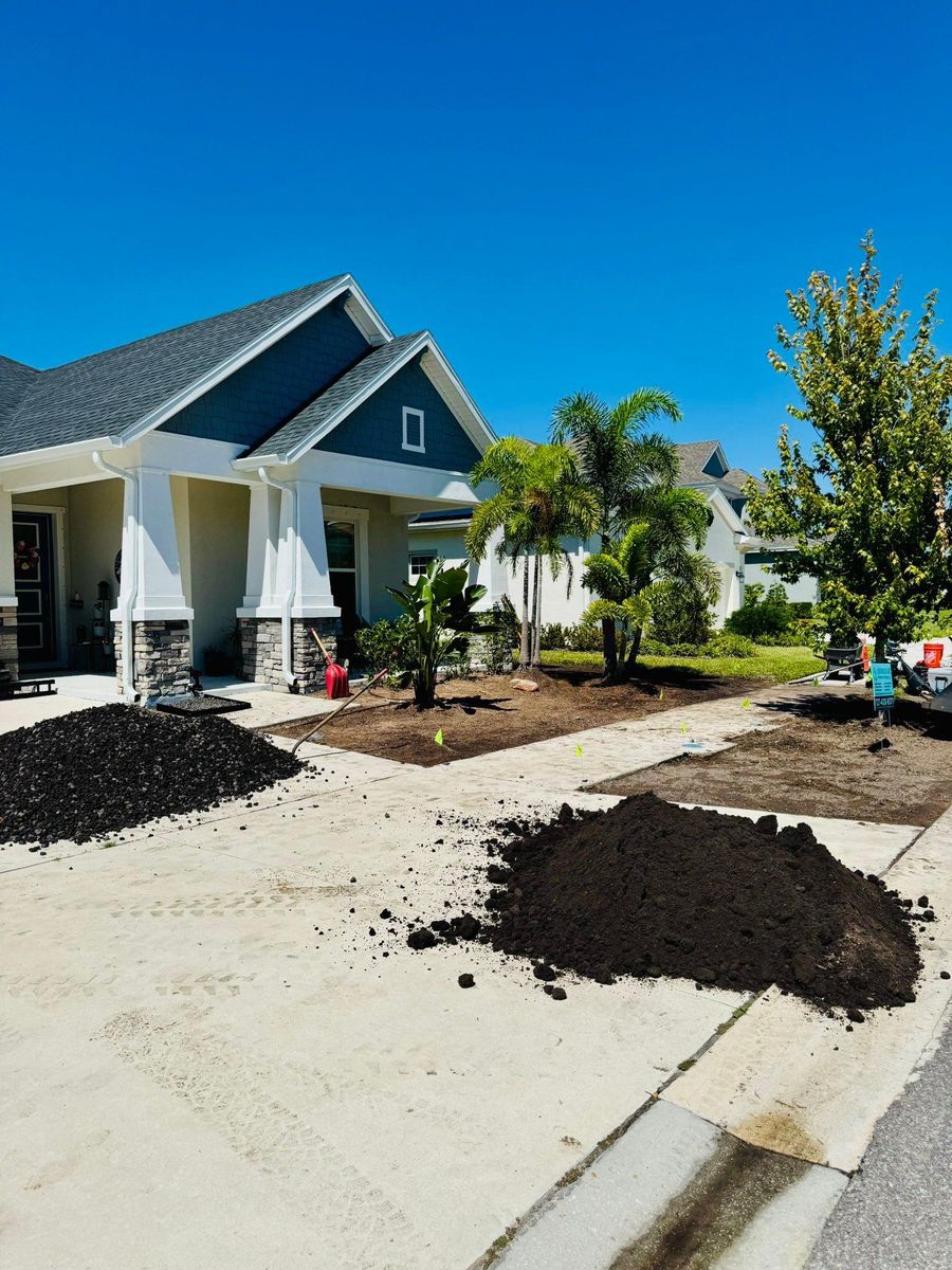 Excavation for Shoreside Property Services in Apollo Beach, FL
