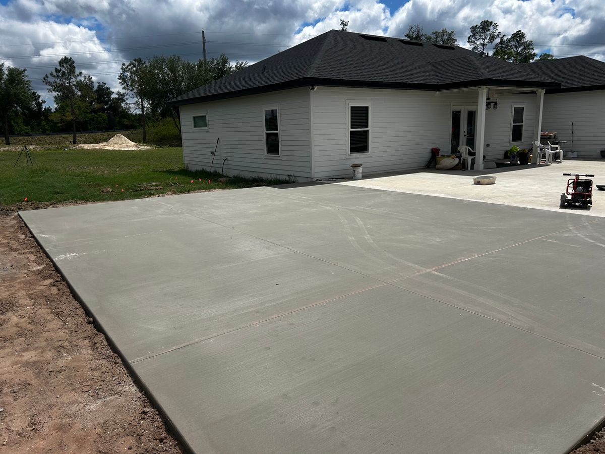 Patio Design & Installation for Cameron Enterprises in Live Oak, FL