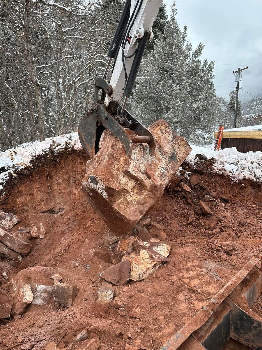 Leveling for West Creek Excavation in Montrose, CO