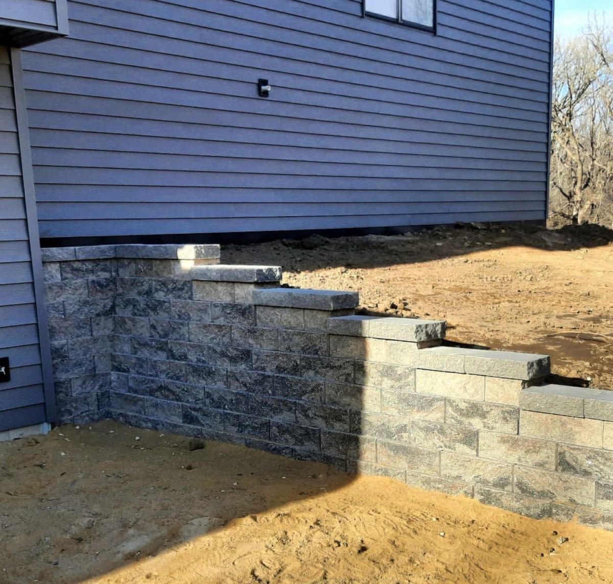 Foundation of concrete walls for Creative Remodeling & Plus in Lilburn, GA