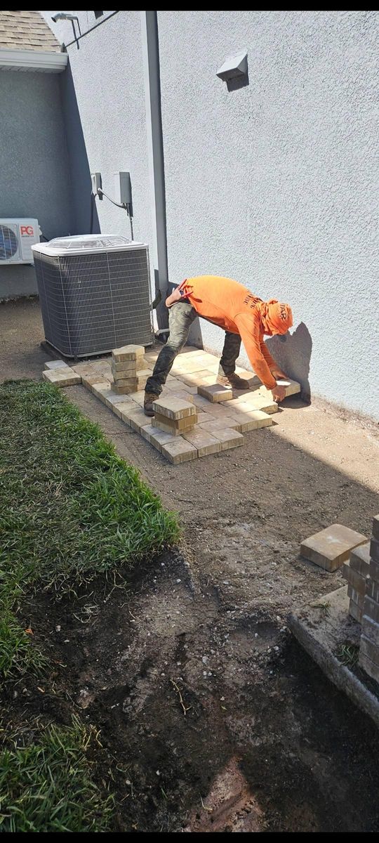 Landscape Installation for Tezna Landscaping, Trees & Pavers in Valrico, FL