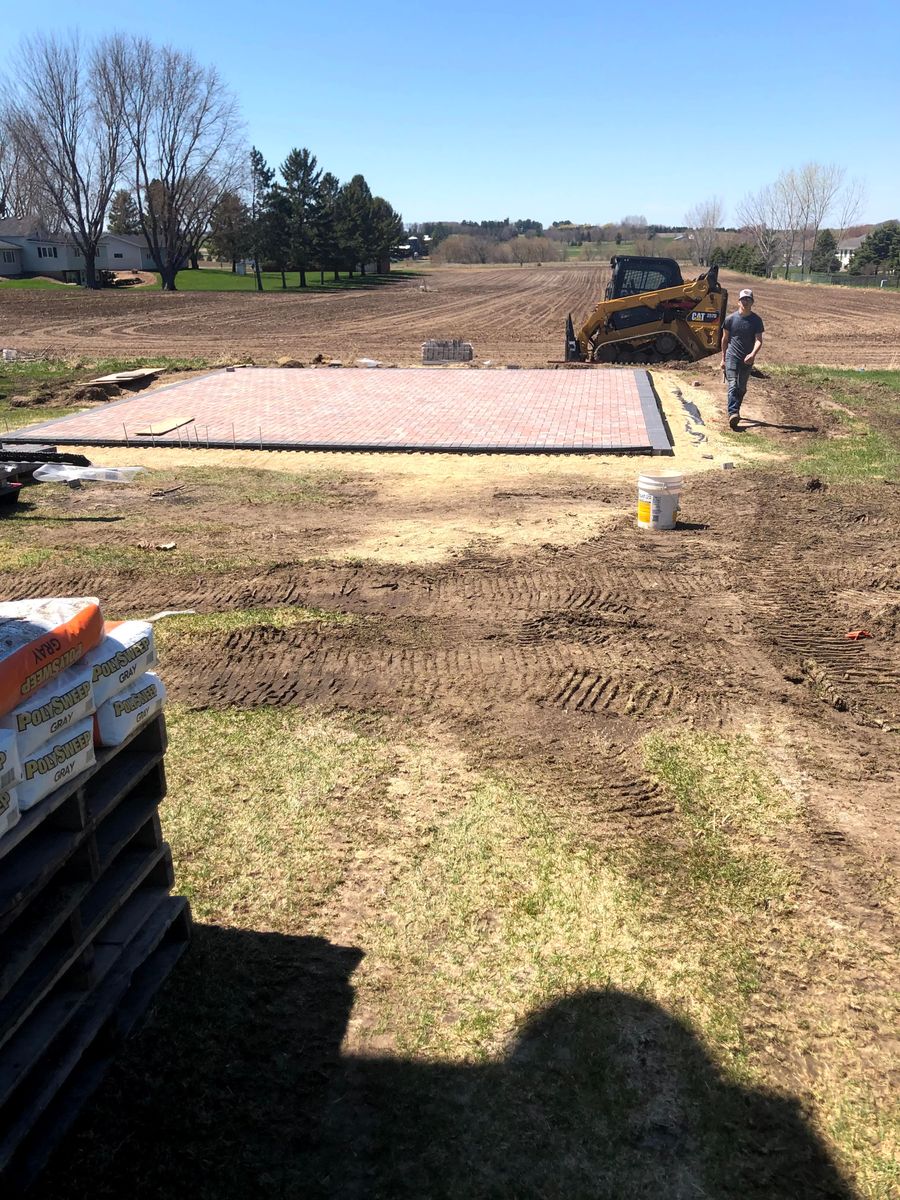 Land Grading for Davis Landscaping in Wilson, WI