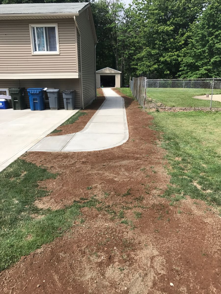 Sidewalk Installation for Lake Erie Companies in Grand River, OH