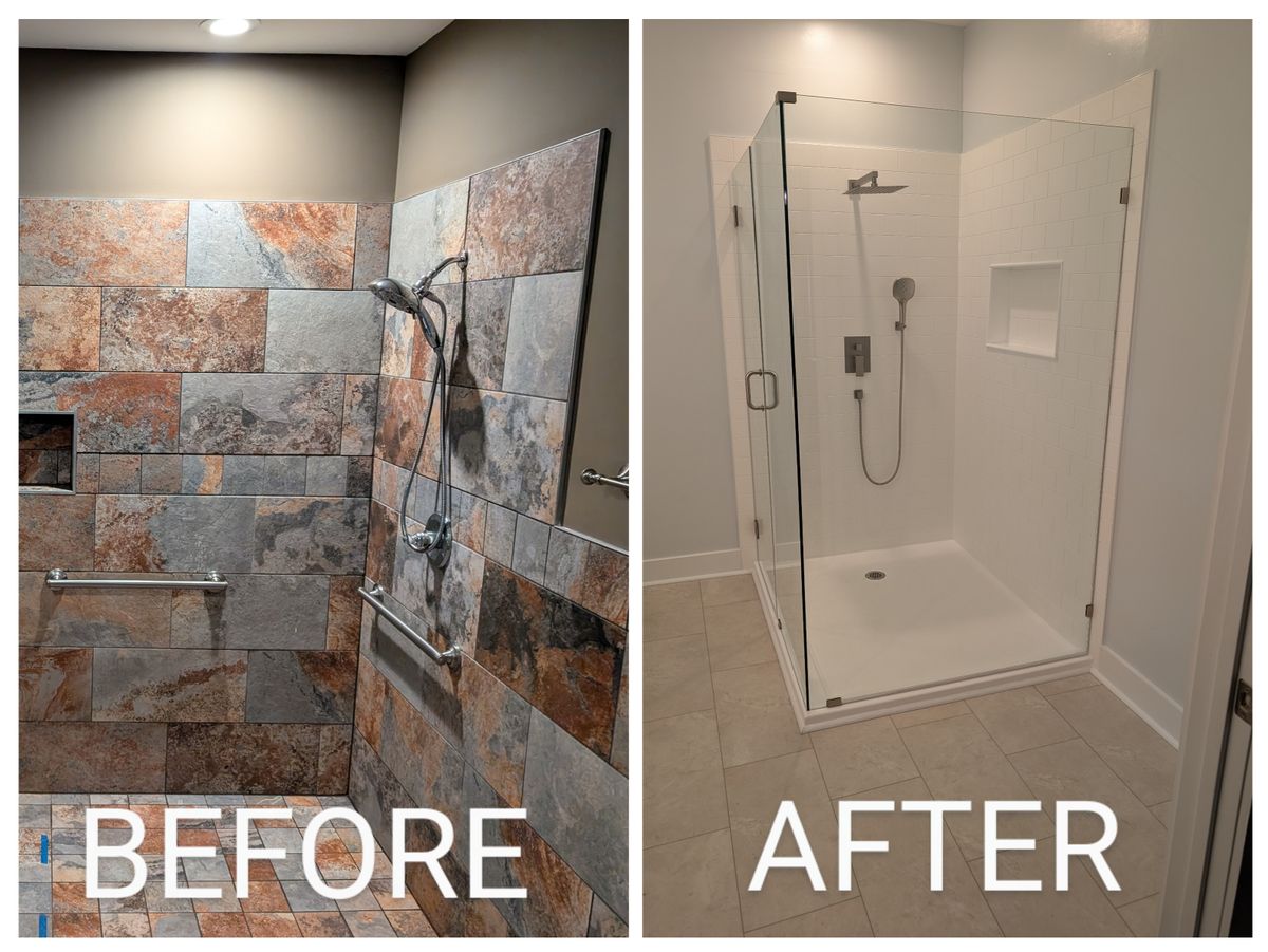 Full Bathroom Remodel for Brick City Bath in Sanford, NC