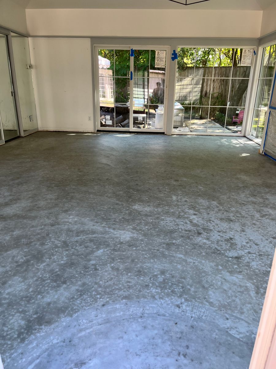 Flatwork for BigTex Concrete Construction in Houston, TX