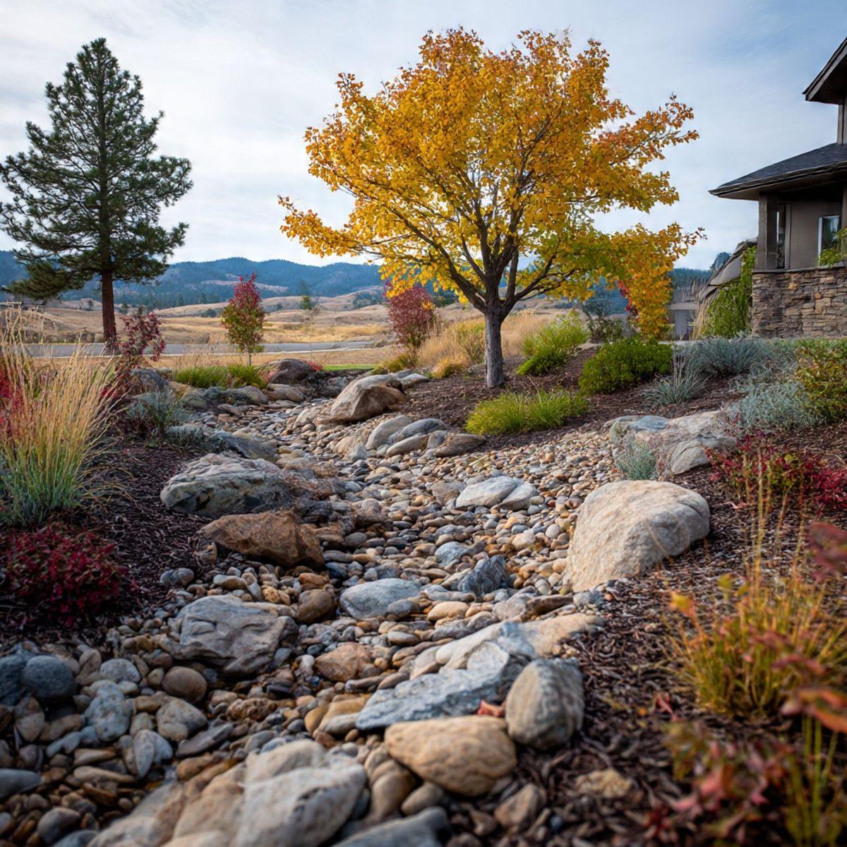 Hardscape for Blue Ridge Landscape in Polson, MT