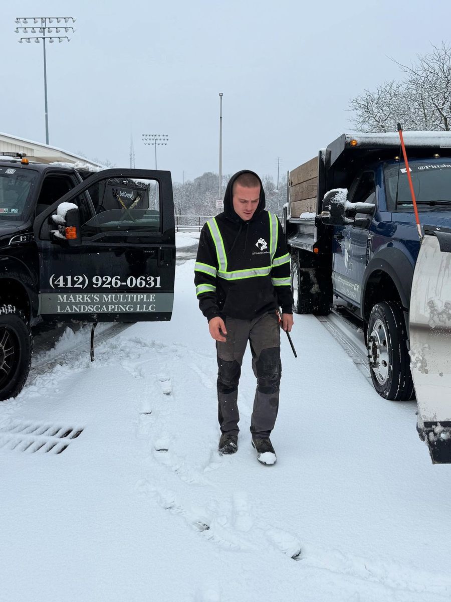 Snow Removal for Mark's Multiple Landscaping in Pittsburgh, PA