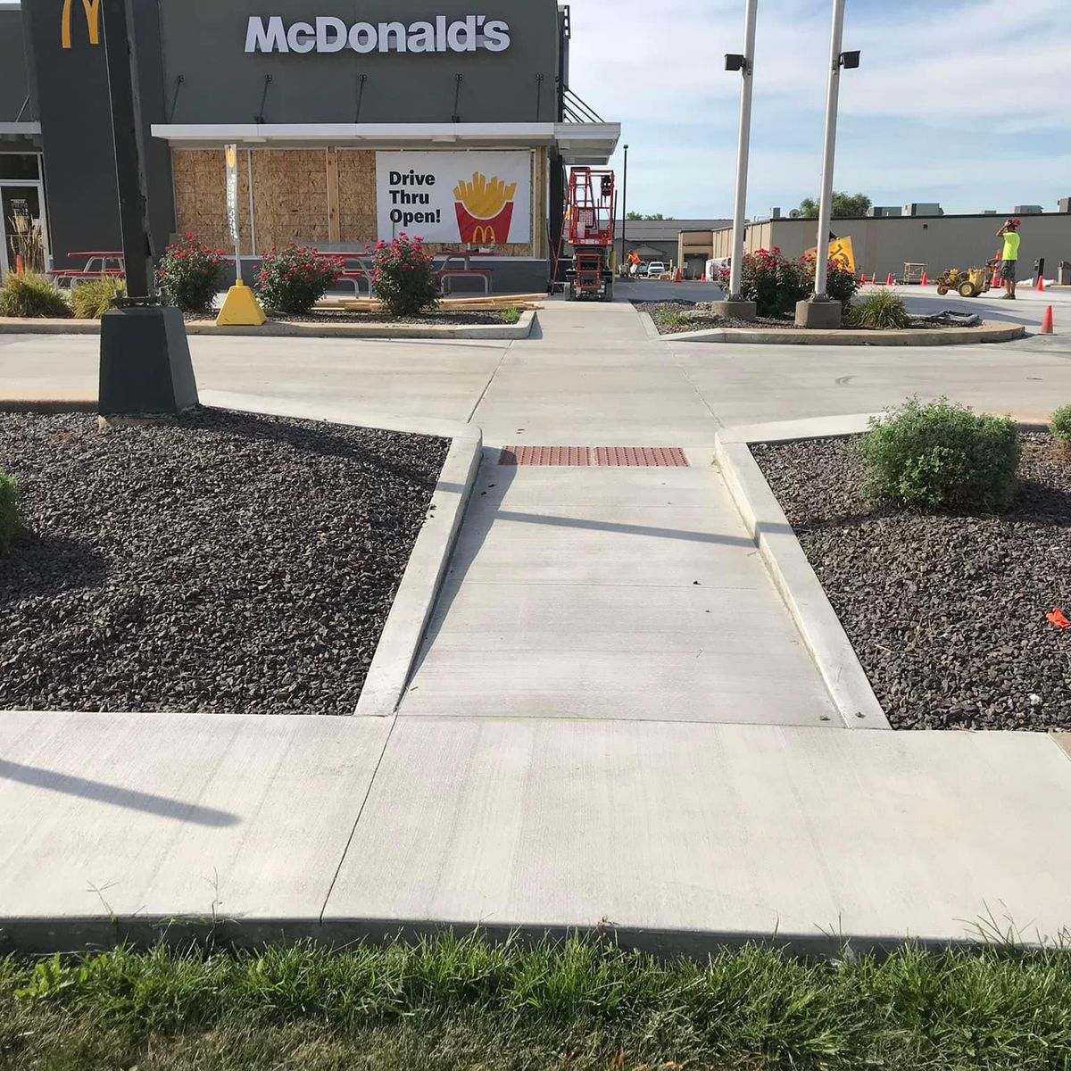 Sidewalk Installation for L M Concrete Construction in Mount Sterling,  IL