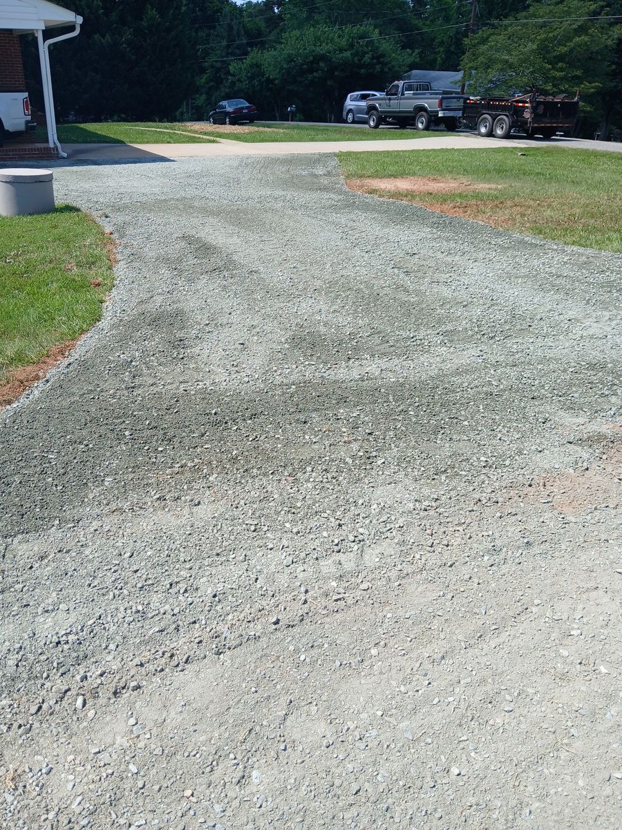 Roadbeds for Whiskey Ridge Mulching & Land Services in South Boston, VA