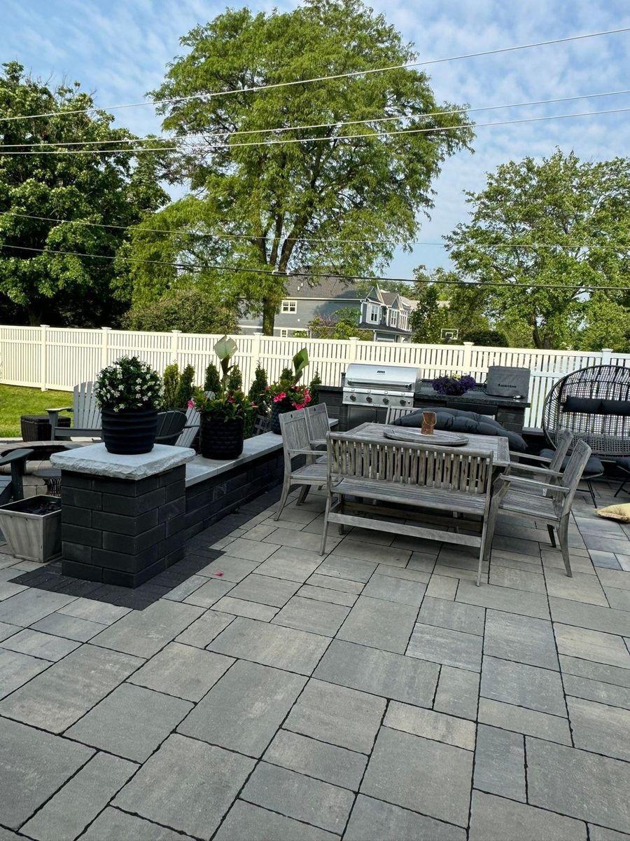 Landscape Installation for Alvarez Pavingstone INC. in Lyons, IL