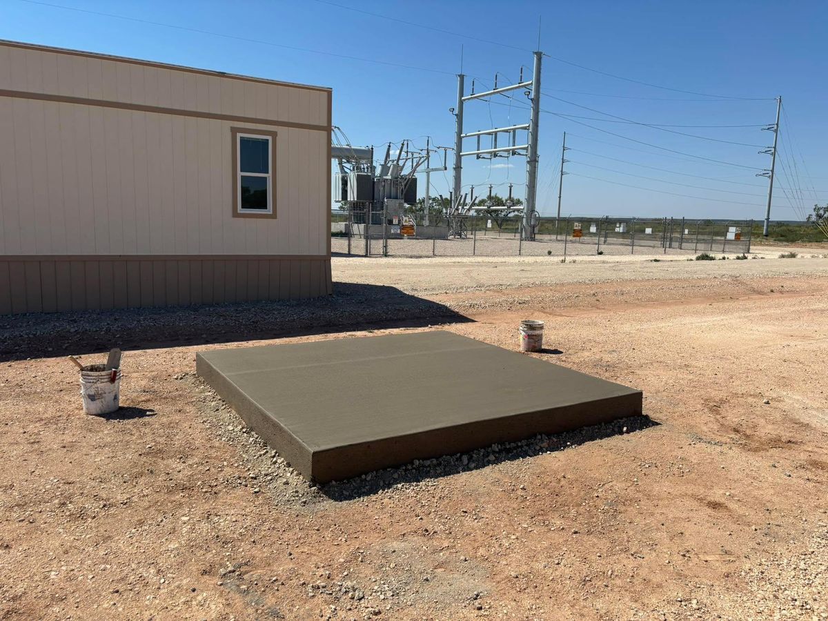 Commercial ADA Ramps, Sidewalk, Parking Bollards w/Signage, Curb/Gutter, Parking Lot Repair for Crete-Fleet in Abilene, TX