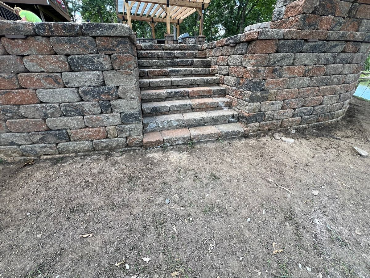 Landscape Installation for Mayfield Landscaping in Staunton, IL
