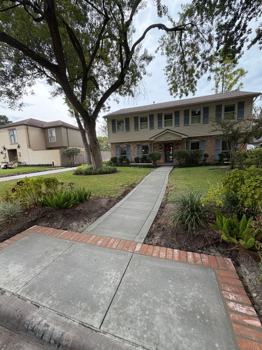 Walkways for BigTex Concrete Construction in Houston, TX
