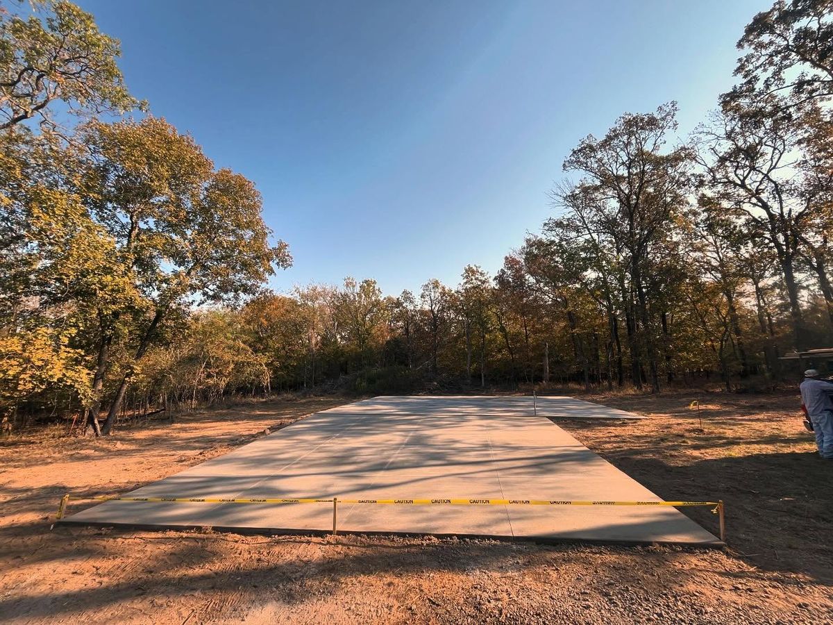 Driveway Construction for Sol Co in Tulsa, OK