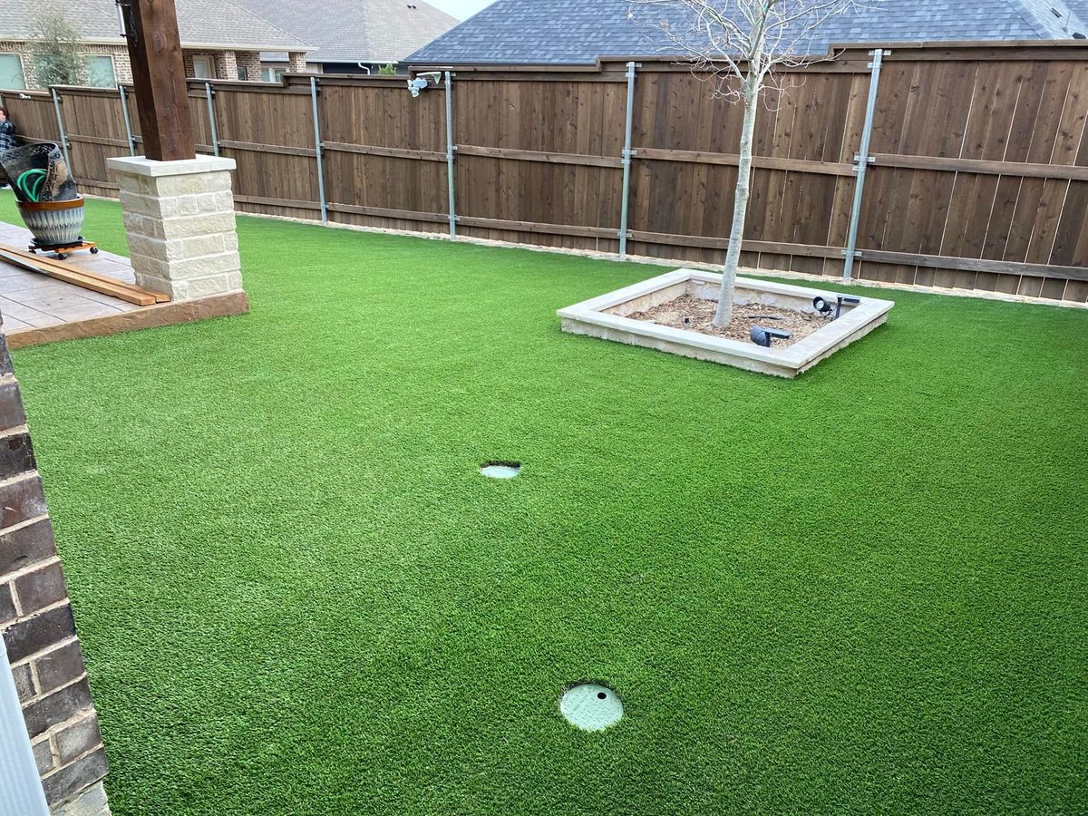 Artificial Turf Projects  for Synthetic Pros in Little Elm, TX