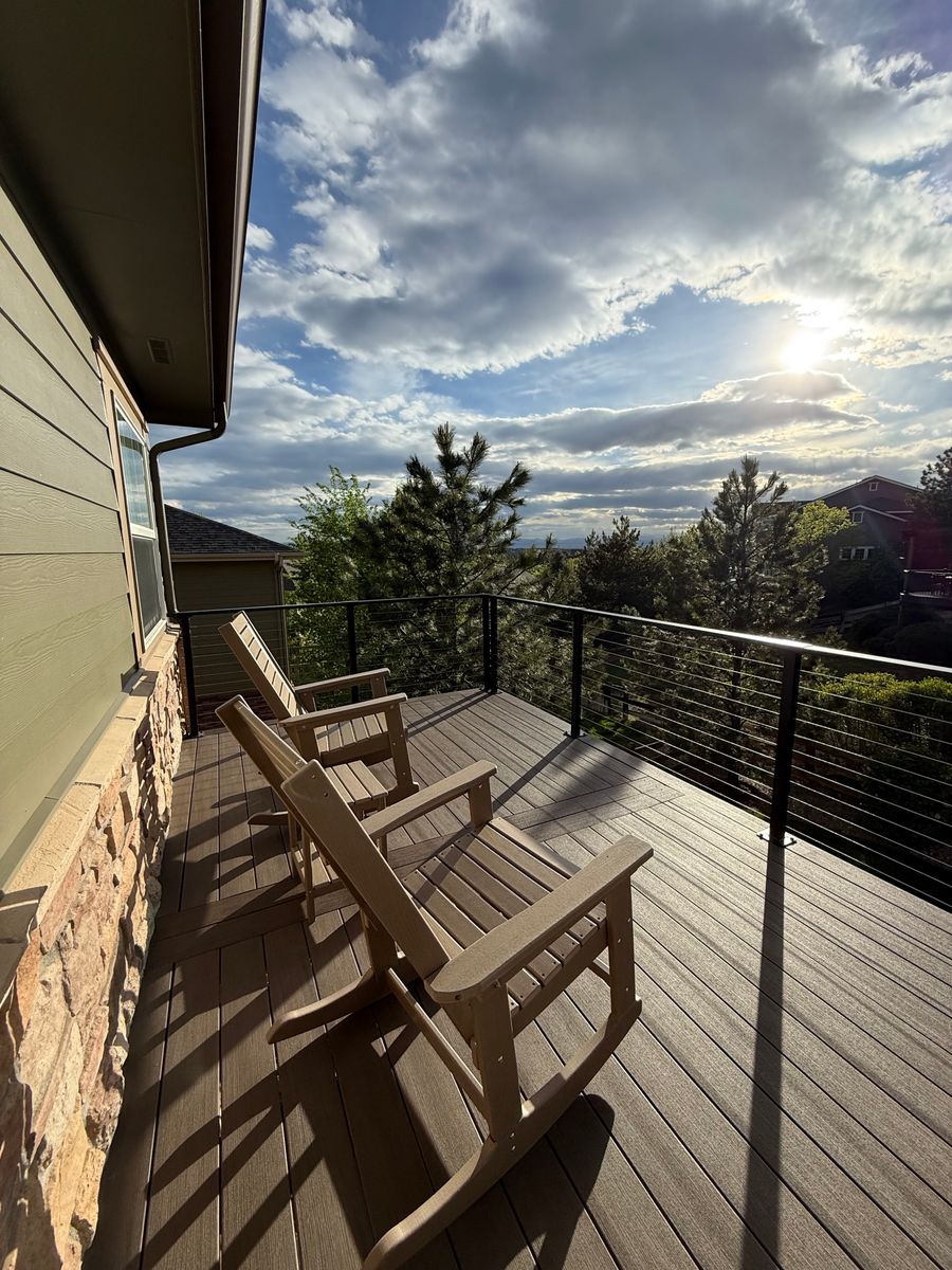 Deck & Patio Installation for Arnett Front Range Construction in Elizabeth, CO