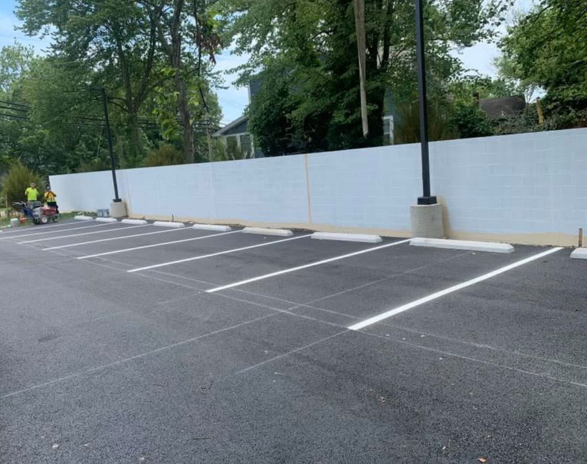 Striping for Payne's Pavement Marking in Warrenton, VA