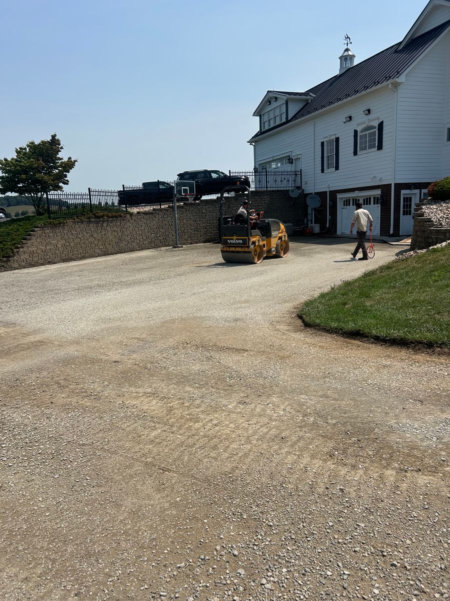 Grading for James R Carter Paving in Roanoke, VA