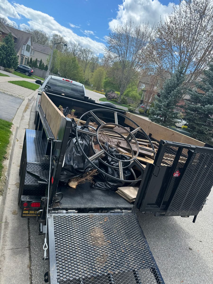 Junk Removal for Pure Pavers Restoration in Burlington, ON