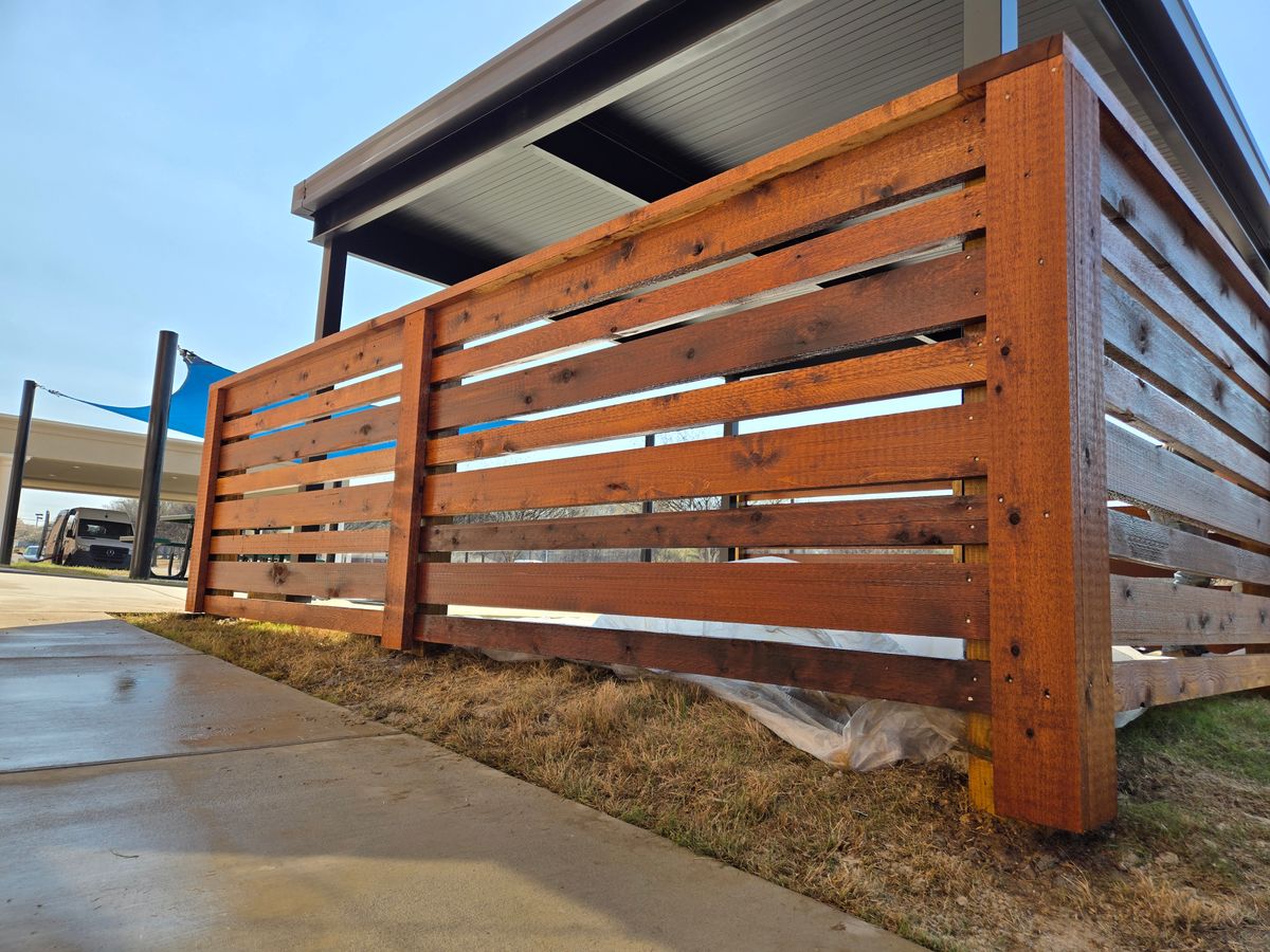 Fence Staining for Patriot Fence  in Oakland, TN