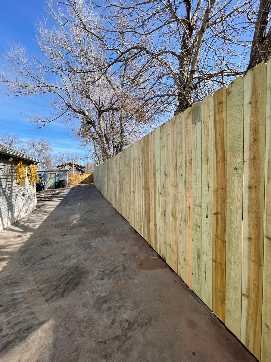 Fence Installation for DS Industries in Gillette, WY