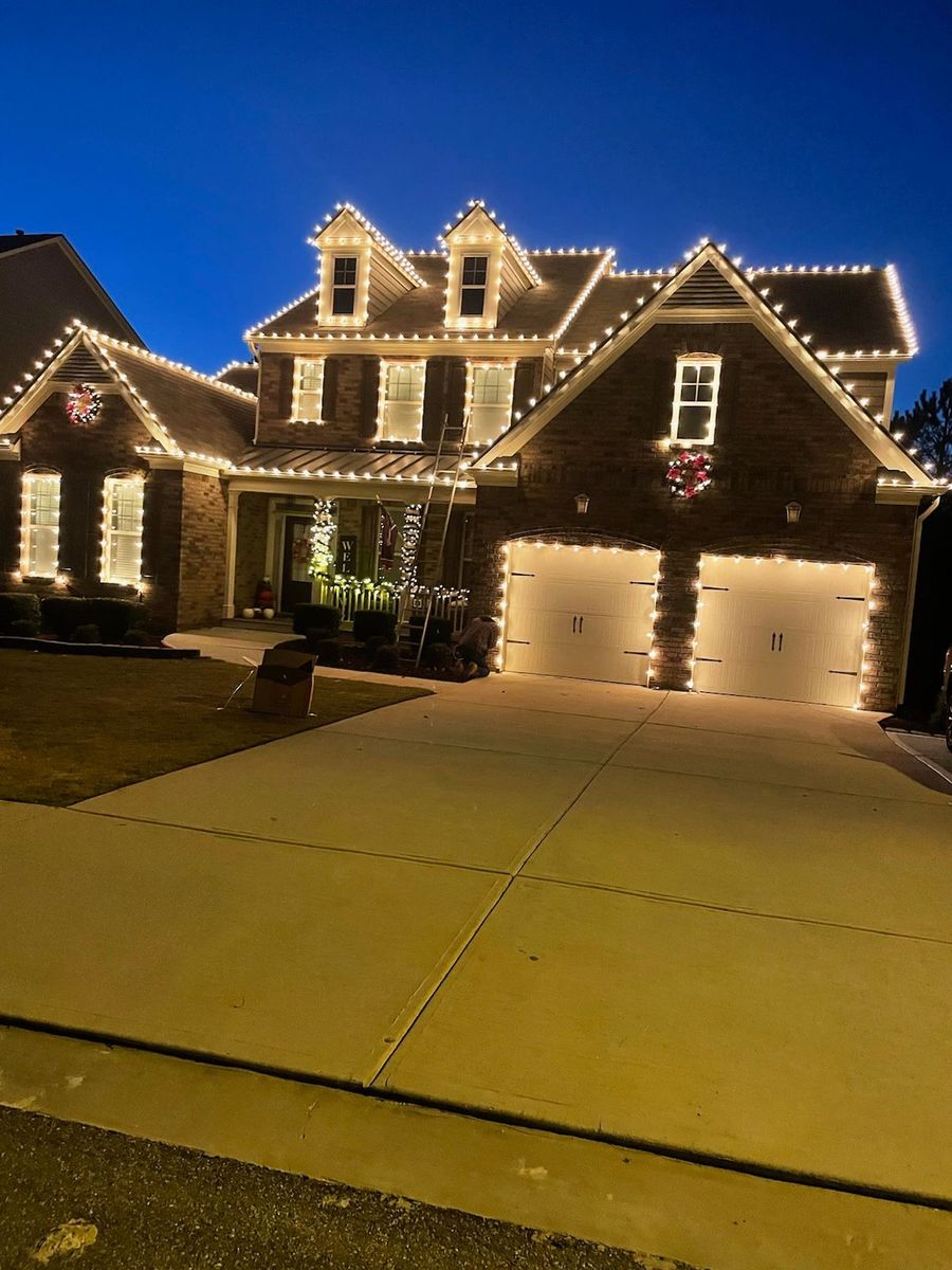 Holiday Lighting for Hightower Home Improvement and Garden in Atlanta, GA