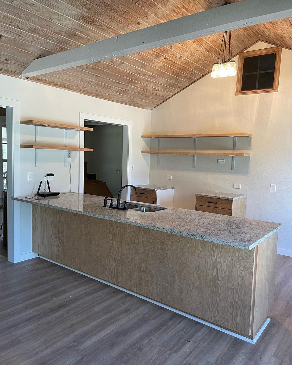 Kitchen Cabinet Refinishing for Son Construction in San Antonio, TX