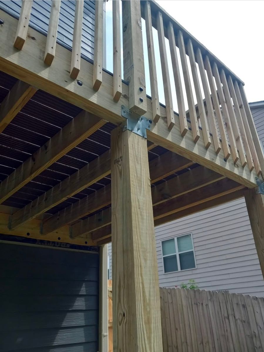 Deck Construction for All Out Construction in Atlanta, GA