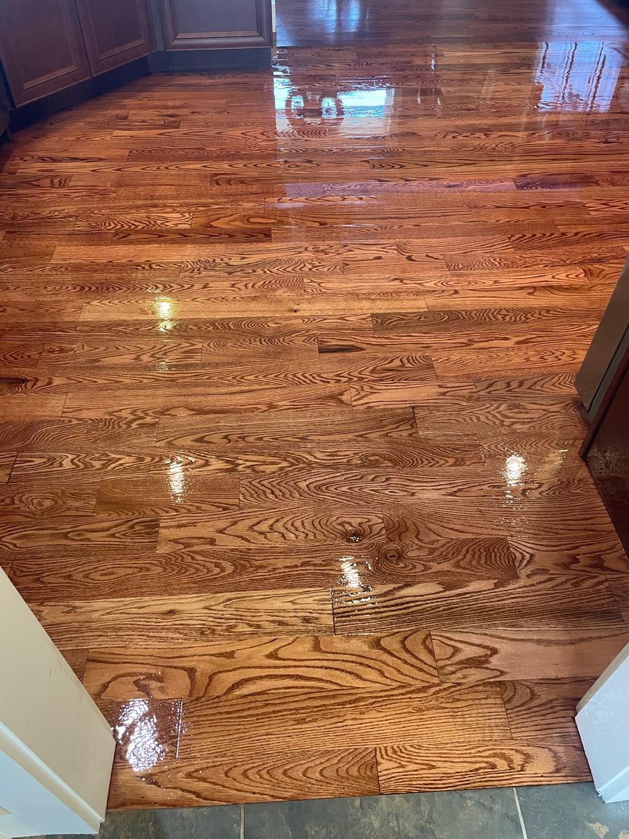 Wood Floor Refinishing for C4 TrueVision Renovations in Asheville, NC