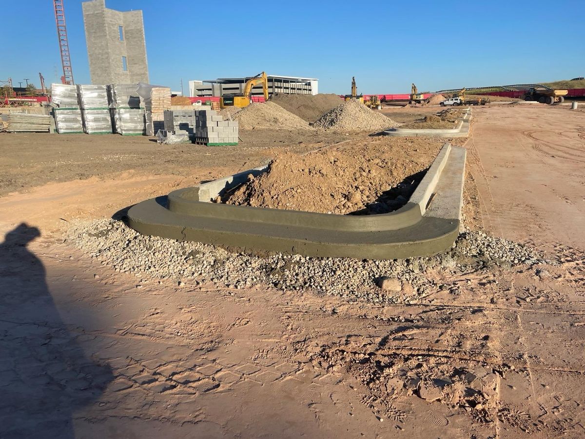 Development / Curb work for CANALES CONSTRUCTION in Marietta, GA