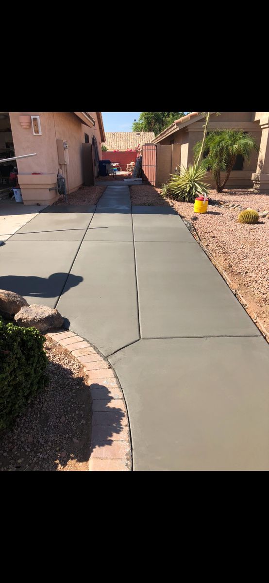 Concrete Slab Construction for Gaitan Custom Concrete in Gilbert, AZ