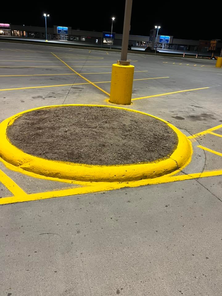 Line Striping for Midwest Line Striping LLC in Spirit Lake, IA